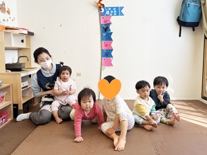 こどもの日イベントの記念撮影