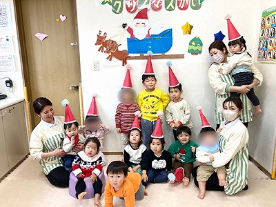 クリスマス会の記念撮影