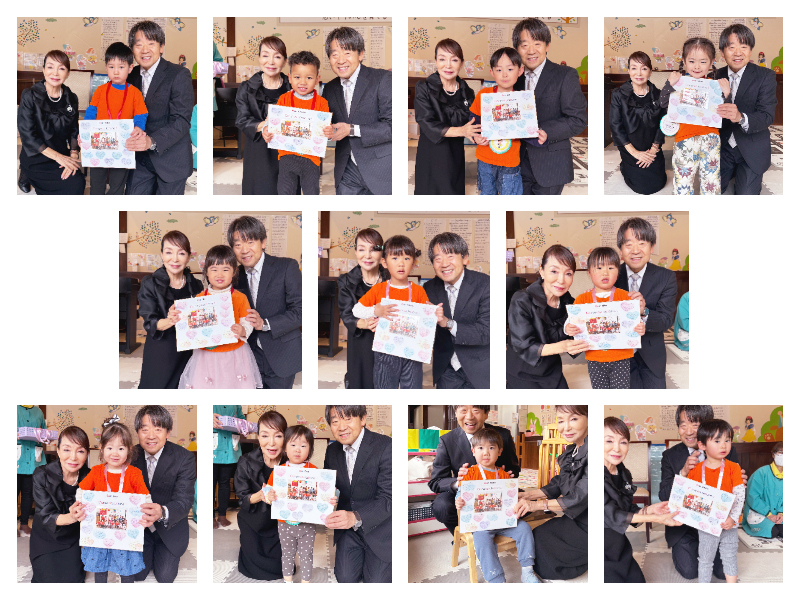 ほほえみキッズ園ココナッツからお別れする園児たち