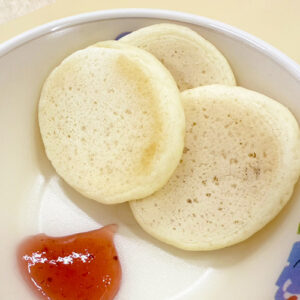 手作りおやつの豆乳ホットケーキ