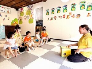 1歳児の英語レッスンの様子