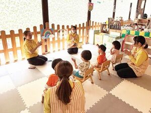 1歳児の英語レッスンの様子