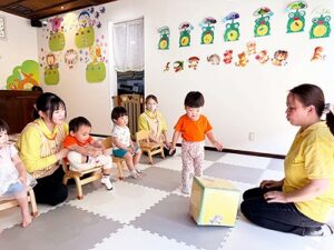 1歳児の英語レッスンの様子