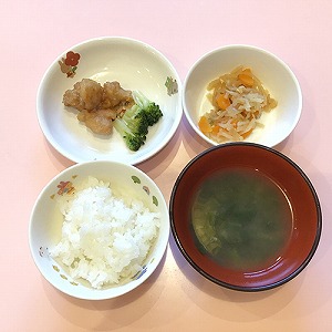 ある日の給食メニュー