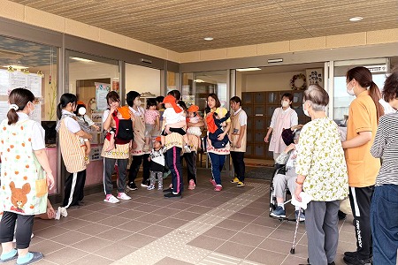 避難訓練の様子
