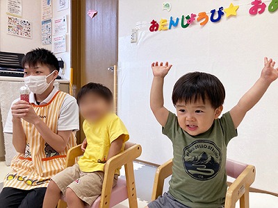 誕生日会の様子