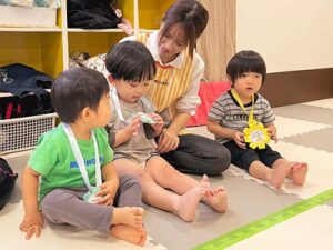 メダルをもらった子どもたち
