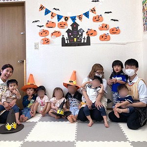 ほほえみキッズ園CHIKUSAのハロウィーン会